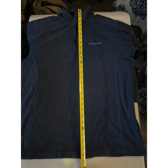 Columbia Blue Zip Front Jacket  L Gorpcore Fisherman Cabincore Classicore Preppy - Picture 10 of 12